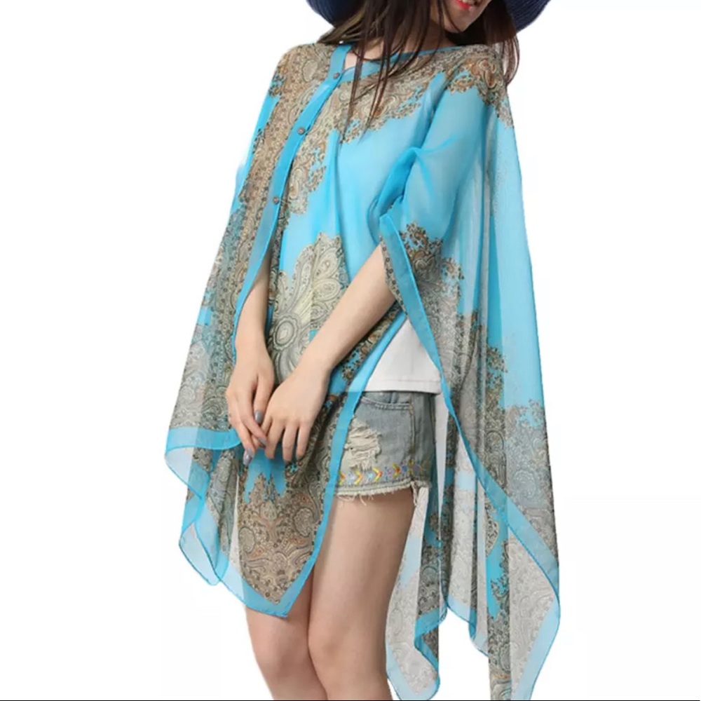 NEW Silk Polyester Scarf Wrap Shawl